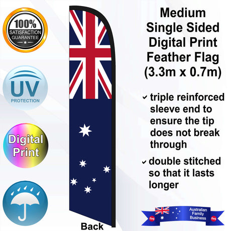 AUSTRALIA Feather Flag - Rear