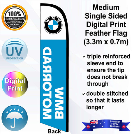 BMW MOTORRAD Feather Flag - Rear