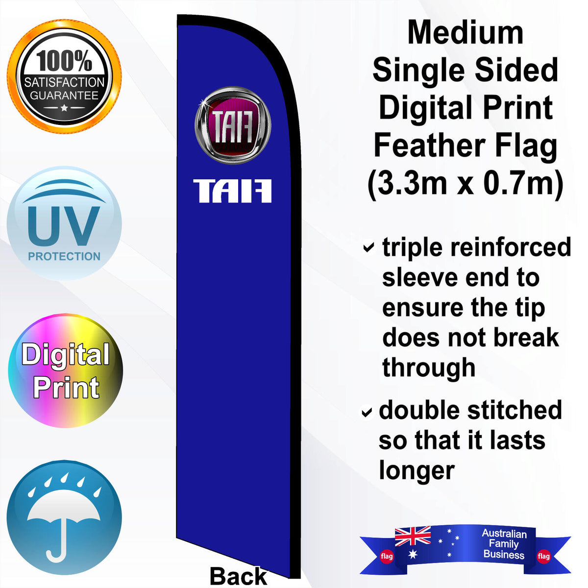 FIAT Feather Flag - Rear
