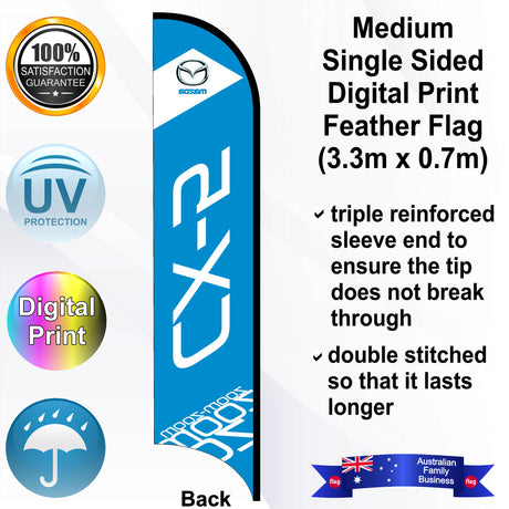 MAZDA CX-5 Feather Flag - Rear