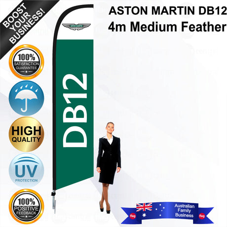 ASTON MARTIN DB12 Feather Flag - Bundle