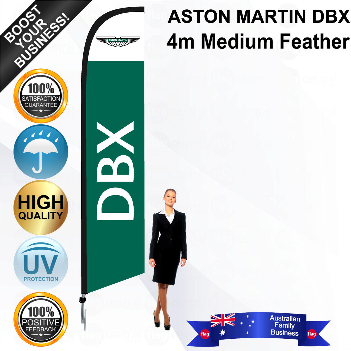 ASTON MARTIN DBX Feather Flag - Bundle