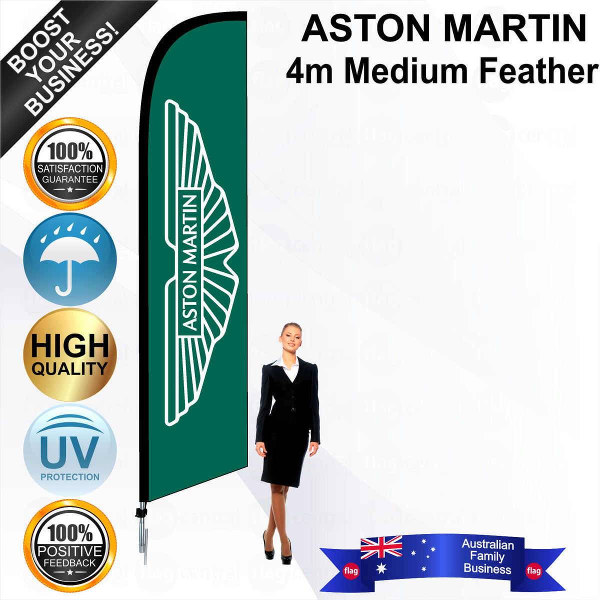 ASTON MARTIN Feather Flag - Bundle