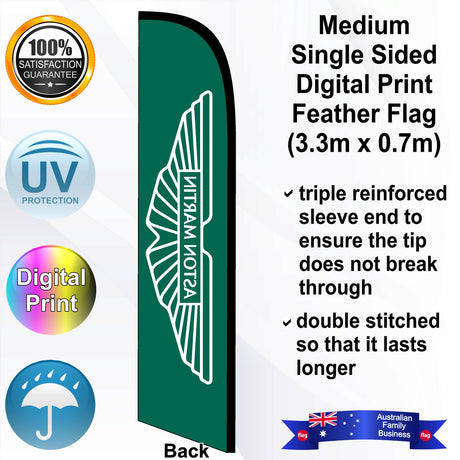 ASTON MARTIN Feather Flag - Rear