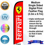 FERRARI Feather Flag - Front