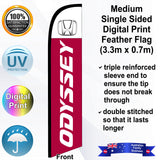 HONDA ODYSSEY Feather Flag - Front