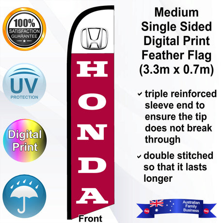 HONDA Feather Flag - Front