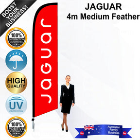 JAGUAR Feather Flag - Bundle