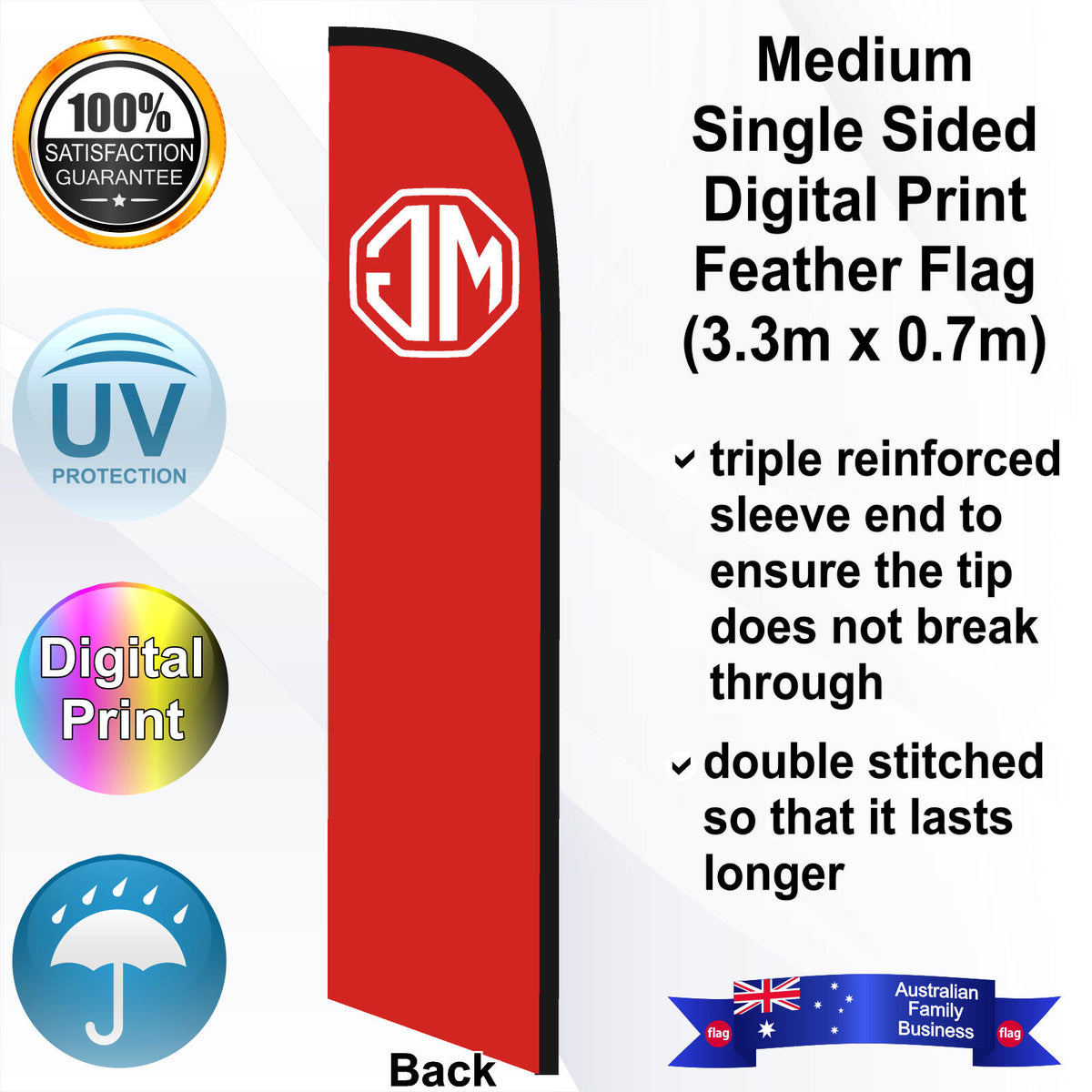 MG Feather Flag - Rear