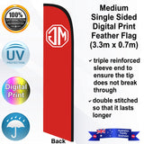 MG Feather Flag - Rear