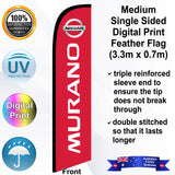 NISSAN MURANO Feather Flag - Front