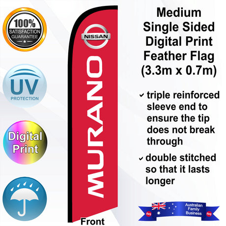 NISSAN MURANO Feather Flag - Front