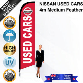NISSAN USED CARS Feather Flag - Bundle