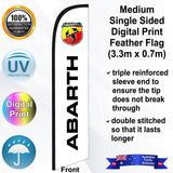 ABARTH Feather Flag - Front
