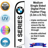 BMW 4 SERIES Feather Flag - Front