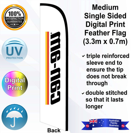 CAN AM Feather Flag - Rear