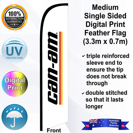 CAN AM Feather Flag - Front