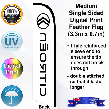 CITROEN Feather Flag - Rear