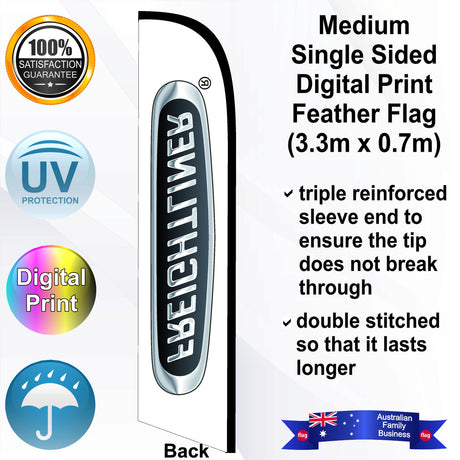 FREIGHTLINER Feather Flag - Rear
