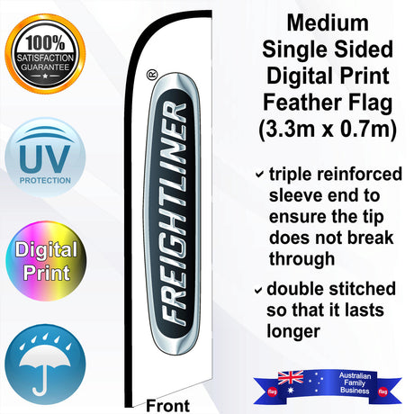 FREIGHTLINER Feather Flag - Front