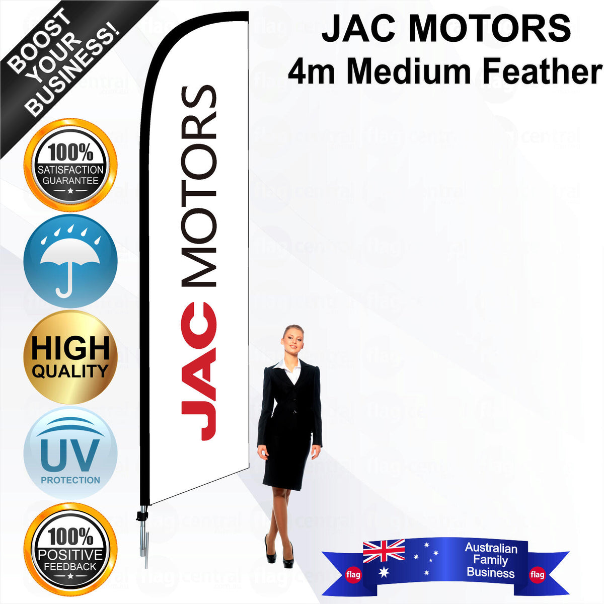 JAC MOTORS Feather Flag - Bundle