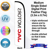 JAC MOTORS Feather Flag - Rear