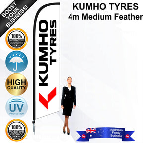 KUMHO TYRES Feather Flag - Bundle