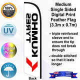 KUMHO TYRES Feather Flag - Rear