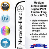 MERCEDES BENZ Feather Flag - Front