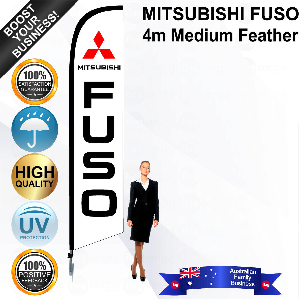 MITSUBISHI FUSO Feather Flag - Bundle