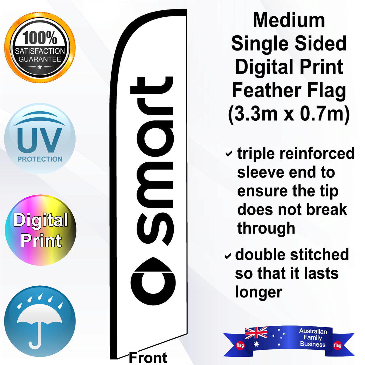 SMART Feather Flag - Front