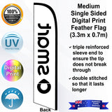 SMART Feather Flag - Rear