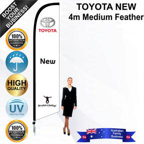 TOYOTA NEW Feather Flag - Bundle