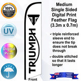 TRIUMPH Feather Flag - Front