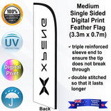 XPENG Feather Flag - Rear