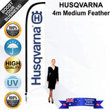 HUSQVARNA Feather Flag - Bundle