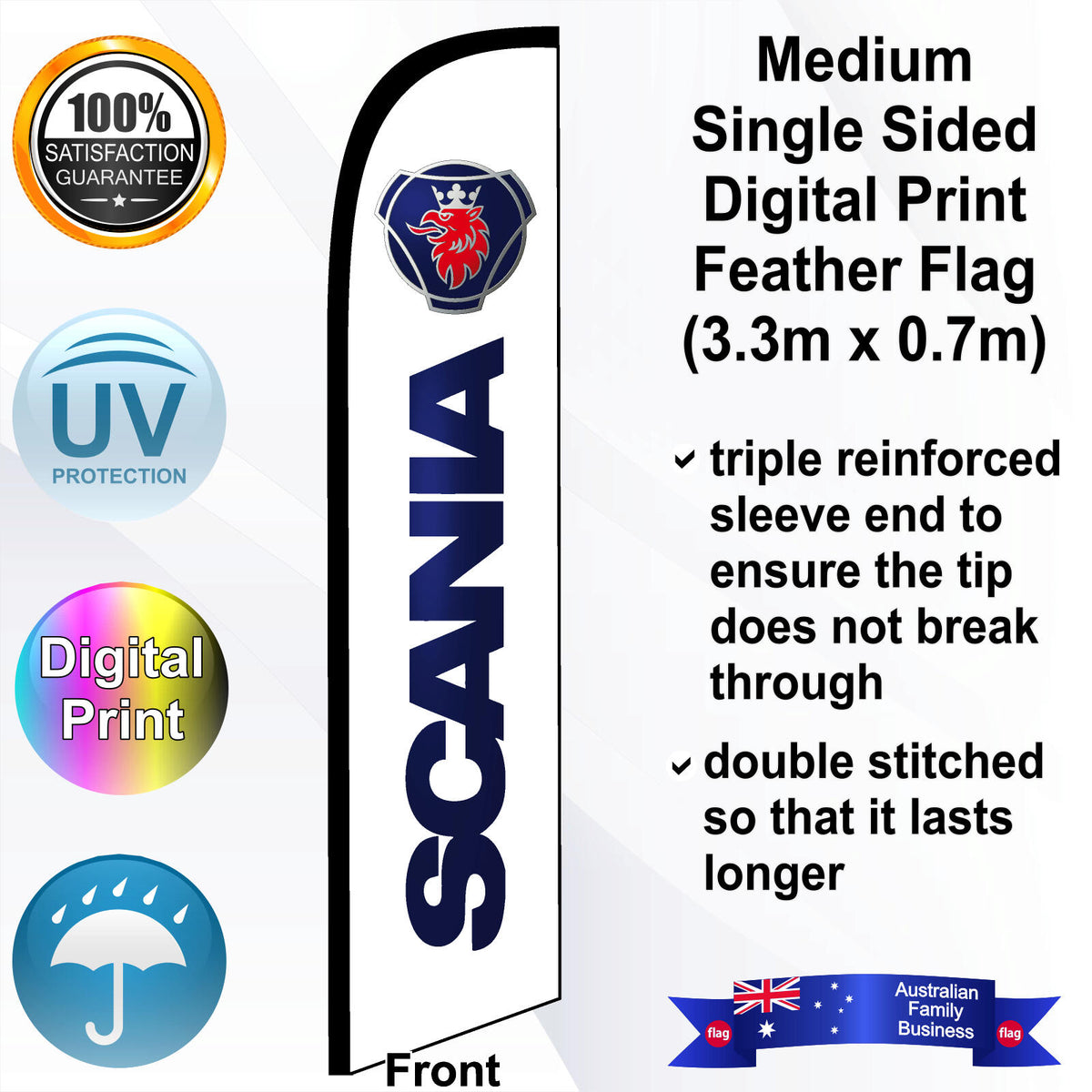 SCANIA Feather Flag - Front