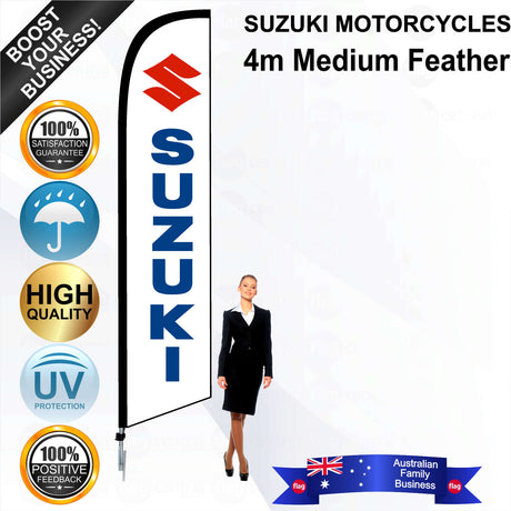 SUZUKI MOTORCYCLES Feather Flag - Bundle