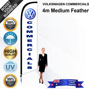VOLKSWAGEN COMMERCIALS Feather Flag - Bundle