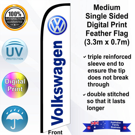 VOLKSWAGEN Feather Flag - Front