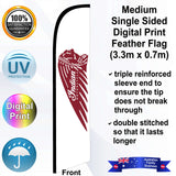 INDIAN Feather Flag - Front