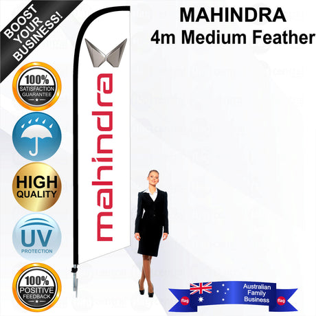 MAHINDRA Feather Flag - Bundle