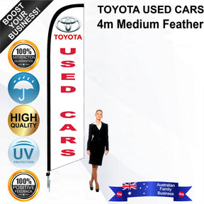 TOYOTA USED CARS Feather Flag - Bundle