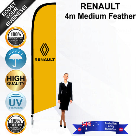 RENAULT Feather Flag - Bundle