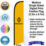 RENAULT Feather Flag - Front