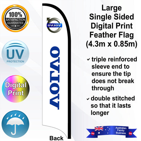 VOLVO Feather Flag - Rear