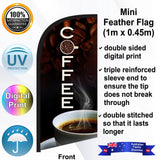 COFFEE Feather Flag - Front