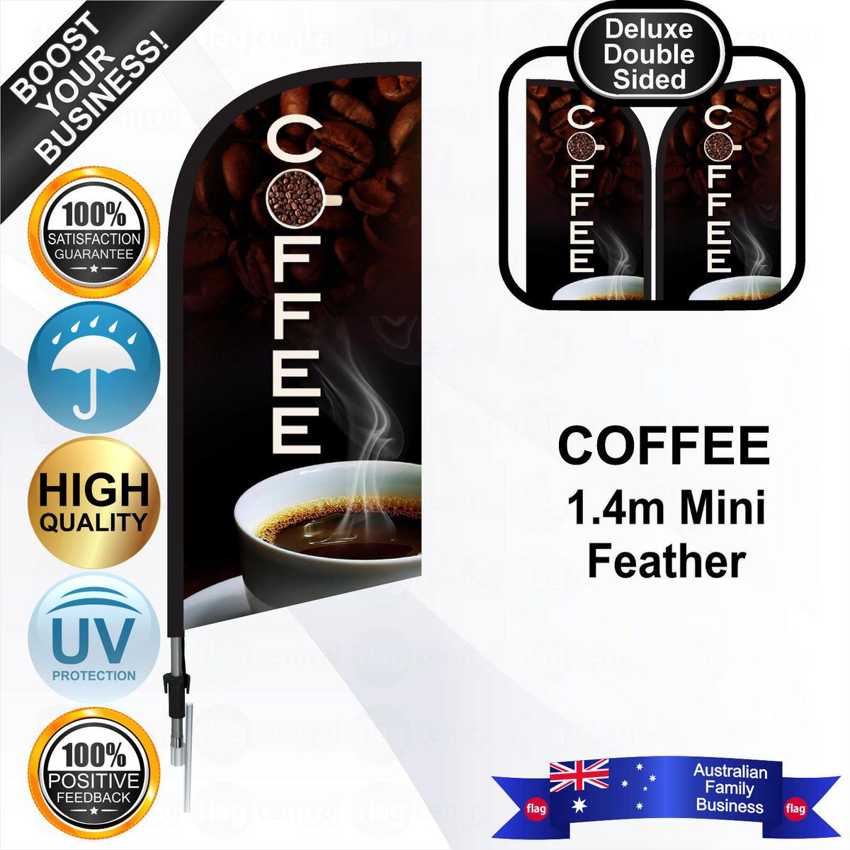 COFFEE Feather Flag - Bundle