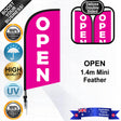 OPEN Feather Flag - Bundle