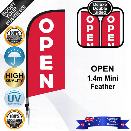 OPEN Feather Flag - Bundle